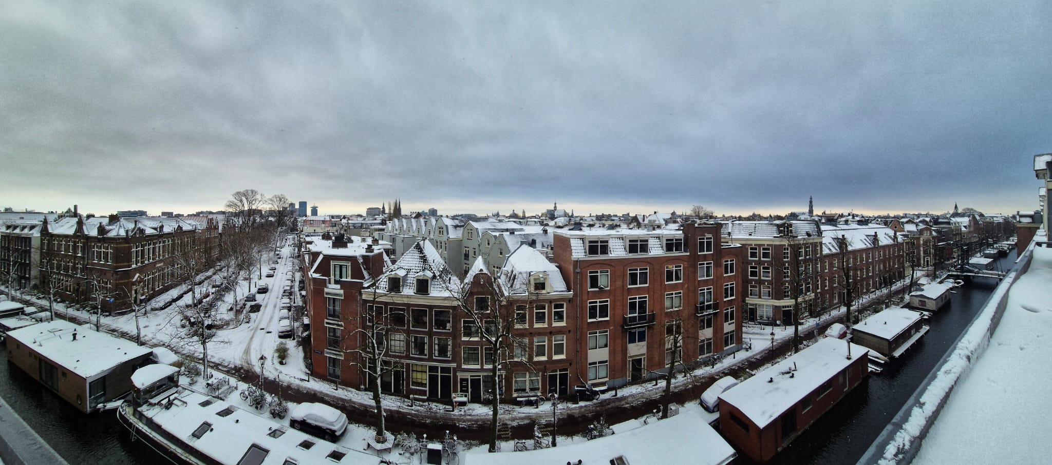 Amsterdam view from the apartment